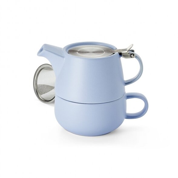 Tea-for-one Set "Saara", blue 0.45 l