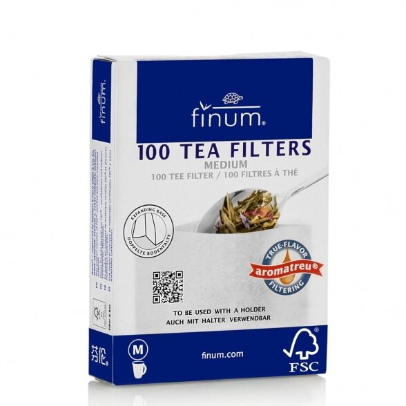 FINUM 100 TEA FILTERS M