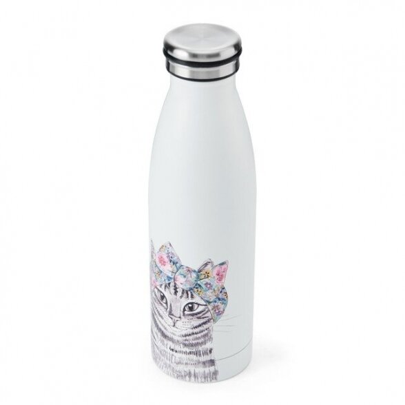 Cat Double-Walled Stainless Steel Bottle, 500ml 4