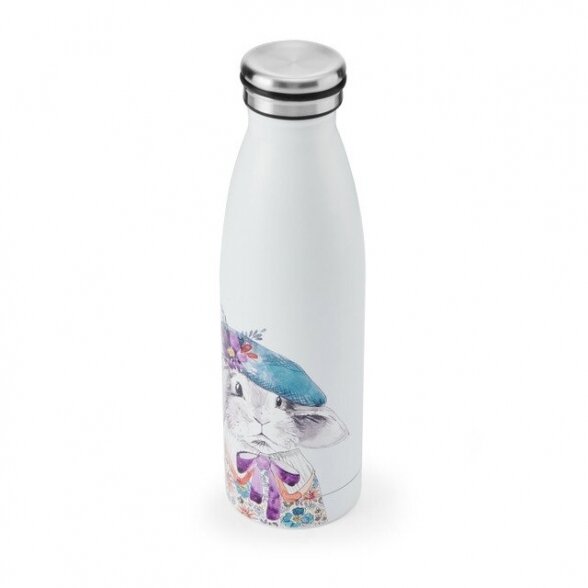 Mikasa Tipperleyhill Rabbit Double-Walled Stainless Steel Bottle, 500ml 4