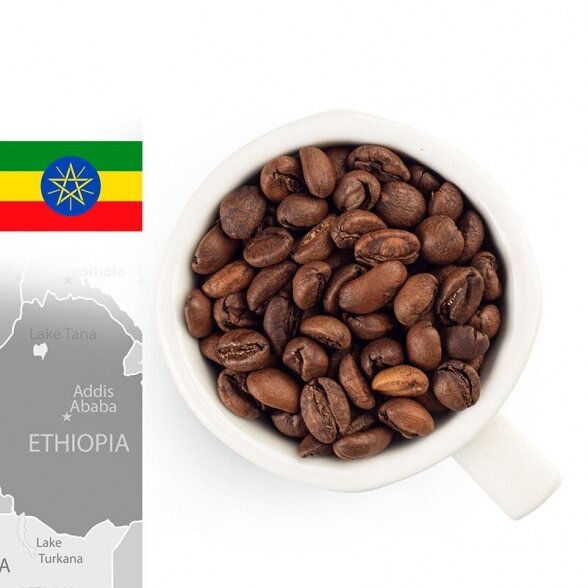 GURMAN'S Ethiopia Guji Hambella Natural, kavos pupelės