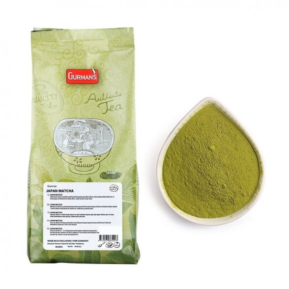 GURMAN'S JAPONIŠKA MATCHA, žalioji arbata 250 g. 2