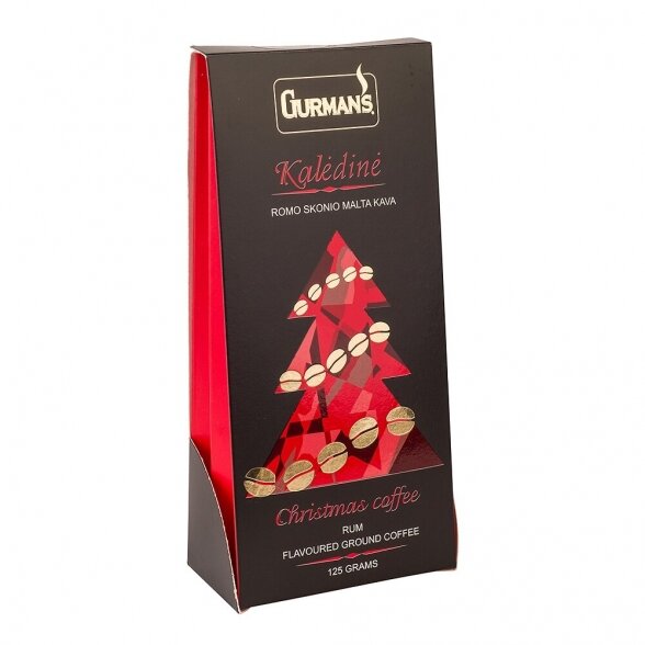 GURMAN'S CHRISTMAS RUM flavoured ground coffee 125 g