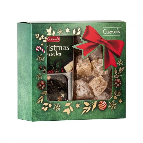 GURMAN'S CHRISTMAS GREEN TEA AND GINGER SET