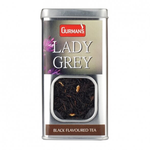 GURMAN'S LADY GREY, black flavoured tea, 70 g