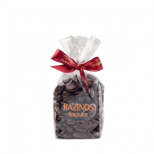 GURMAN'S RAISINS IN DARK CHOCOLATE 200g.