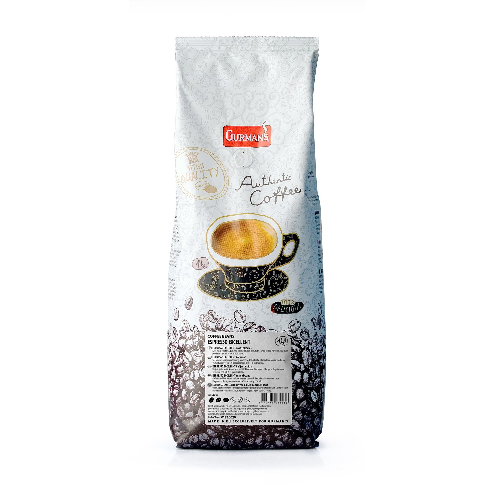 GURMAN S Excellent Coffee coffee beans 1kg Espresso kava