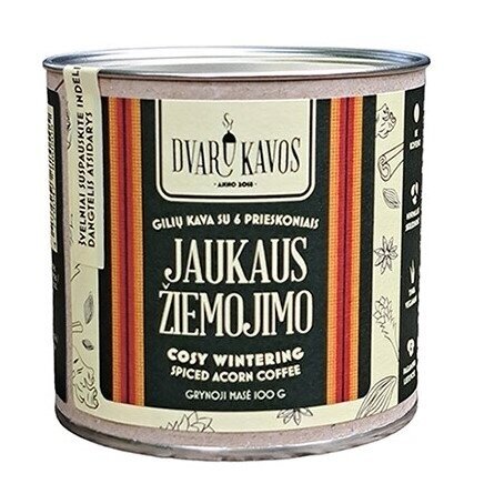 JAUKAUS ŽIEMOJIMO, gilių kava su 6 prieskoniais 100 g