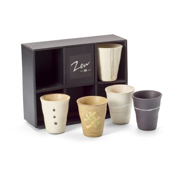 Japanese ceramics Cup-Set "Zen", 5 vnt