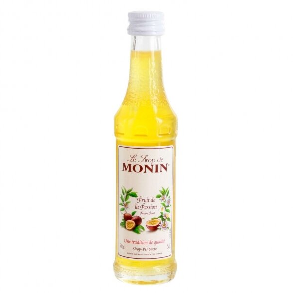 MONIN Pasiflorų sirupas, 50 ml