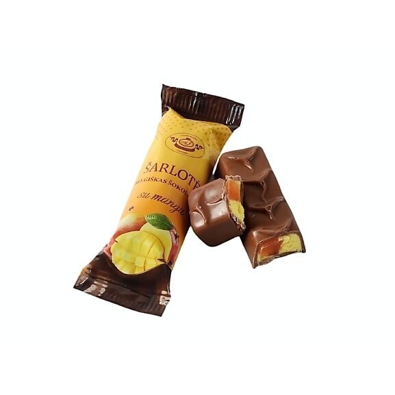 MILK CHOCOLATE WITH MANGOES "CHARLOTTE" 38g