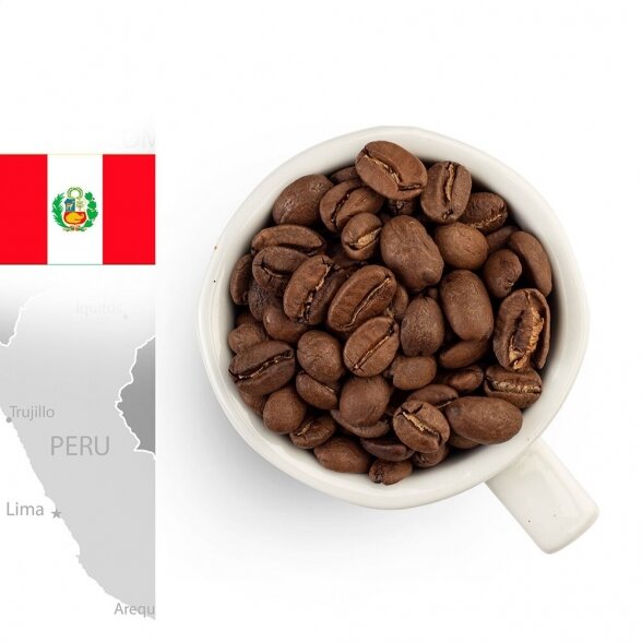 PRESTO PERU ARABIKA, kavos pupelės