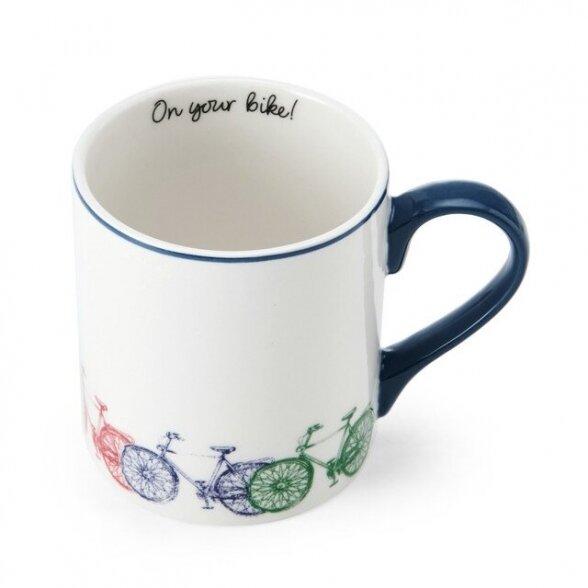 Mikasa Bike Straight-Sided Porcelain Mug, 280ml 1