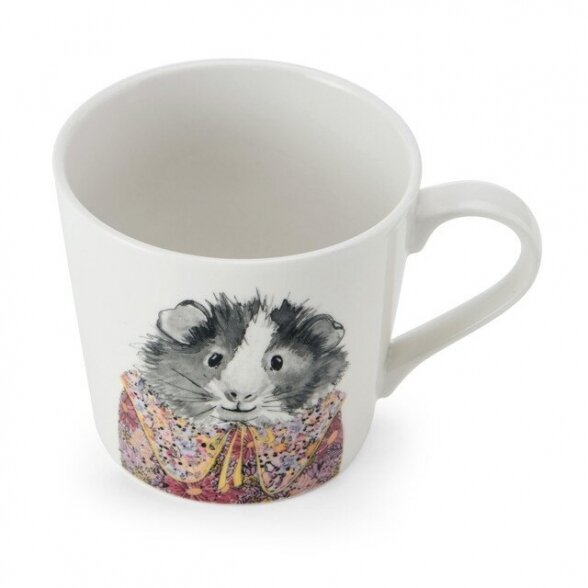 Mikasa Tipperleyhill Guinea Pig Print Porcelain Mug, 380ml 4