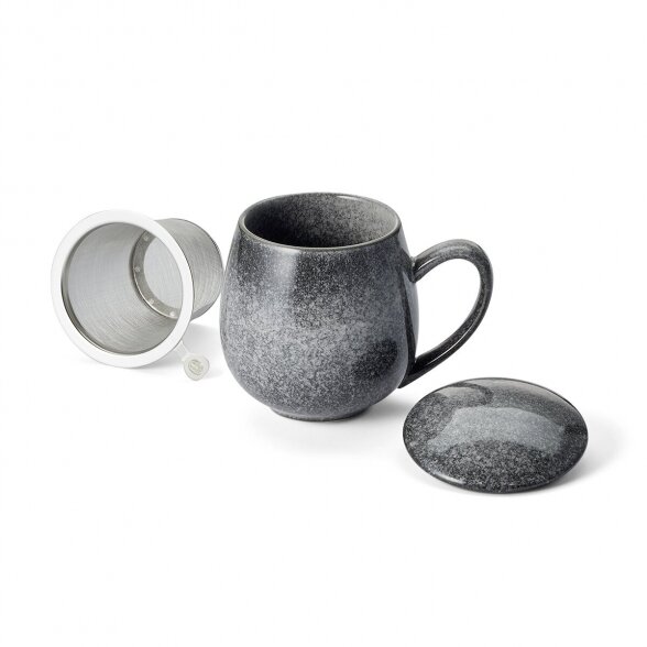 Herb Tea Cup "Saara", grey, 350 ml