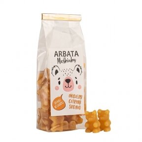 INSTANT TEA TEDDY BEARS, ginger-lemon flavor 125g.