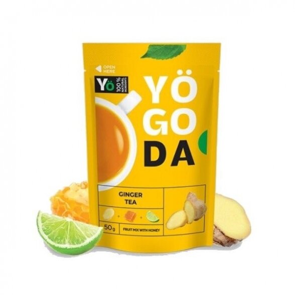 YOGODA IMBIERINĖ ARBATA 50g