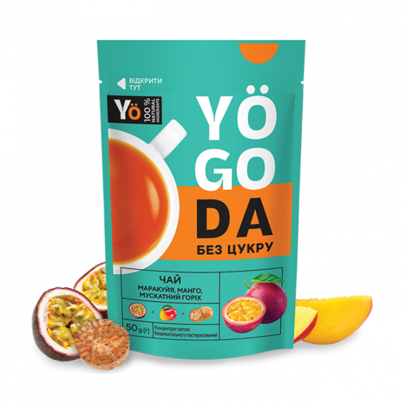 YOGODA PASIFLORŲ ARBATA 50g x12 vnt.