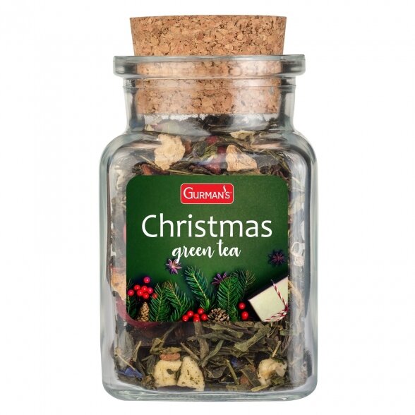 GREEN CHISTMAS TEA 35g in glass jar